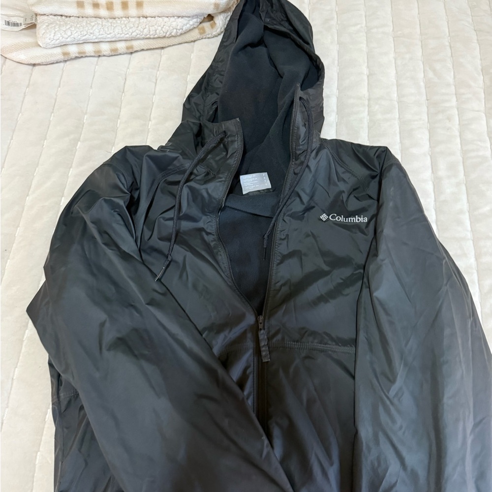 Columbia Black Windbreaker Jacket